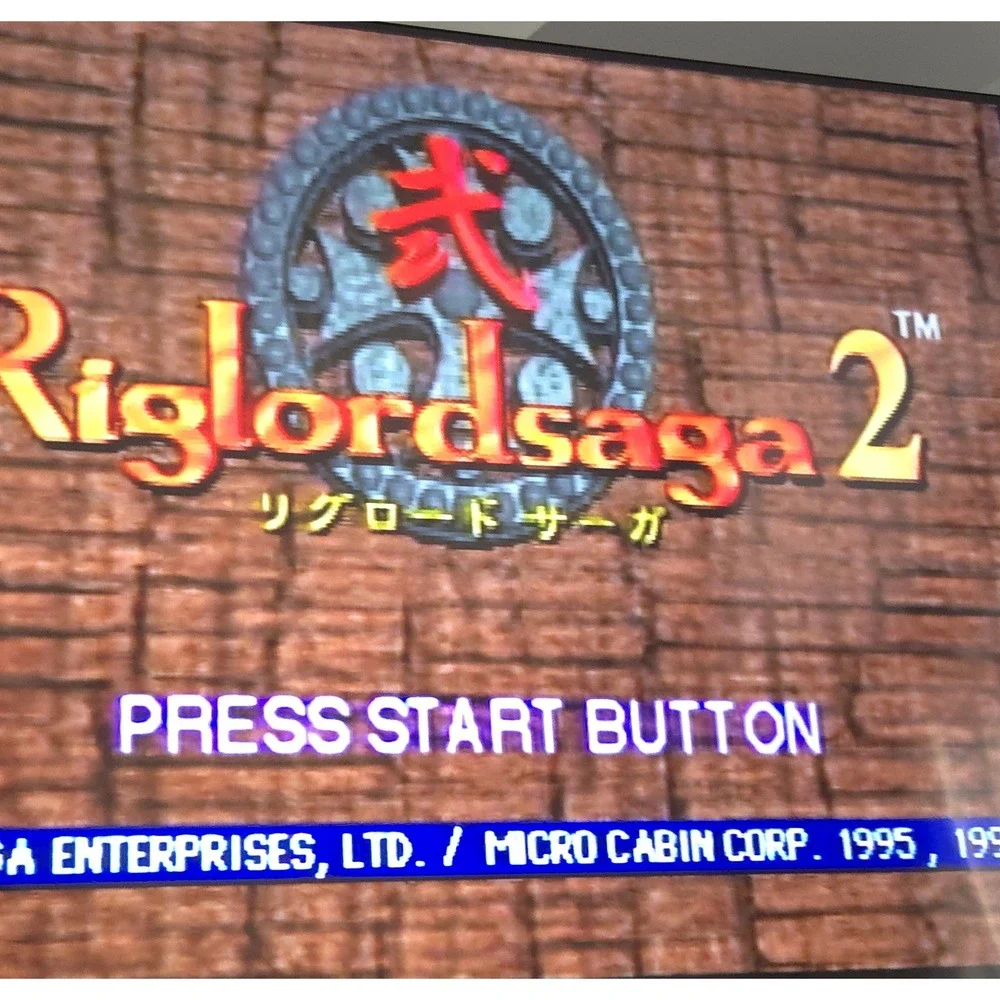 Riglordsaga 2 - Sega Saturn (Japan Import) - CIB w/ Obi & Inserts - Tested